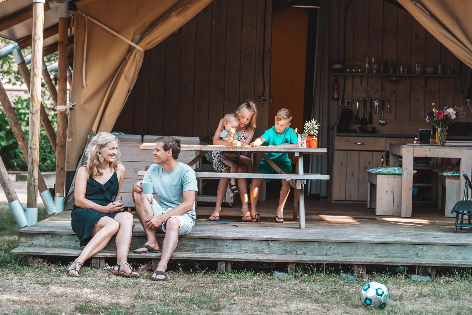 Glamping Holten Luxe Safaritent 2 Εξωτερικό φωτογραφία