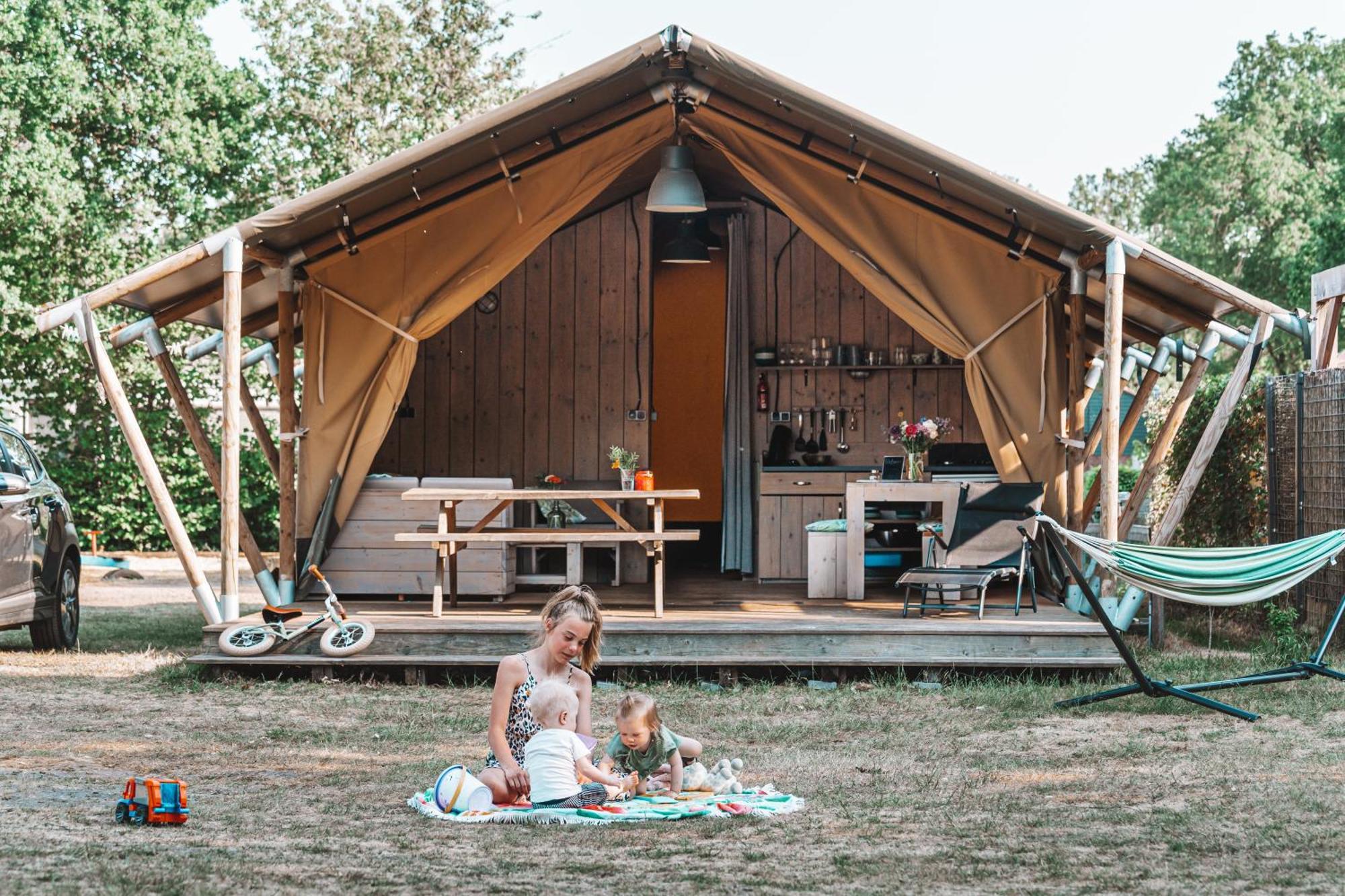 Glamping Holten Luxe Safaritent 2 Εξωτερικό φωτογραφία